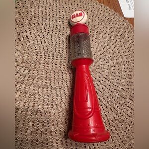 Vintage Avon Red Gas Pump Decanter